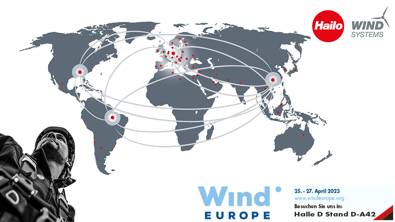 Hailo Wind Systems auf der Windeurope 2023